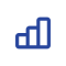 bar-chart icon blue bar-chart icon blue