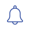 bell icon blue bell icon blue