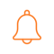 bell icon orange bell icon orange