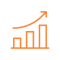 growth icon ornage growth icon ornage