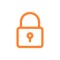 padlock iocn orange padlock iocn orange