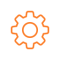 settings icon orange settings icon orange